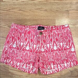 Gently Used American Eagle Outfitters Pink Patterned High Waist Shorts